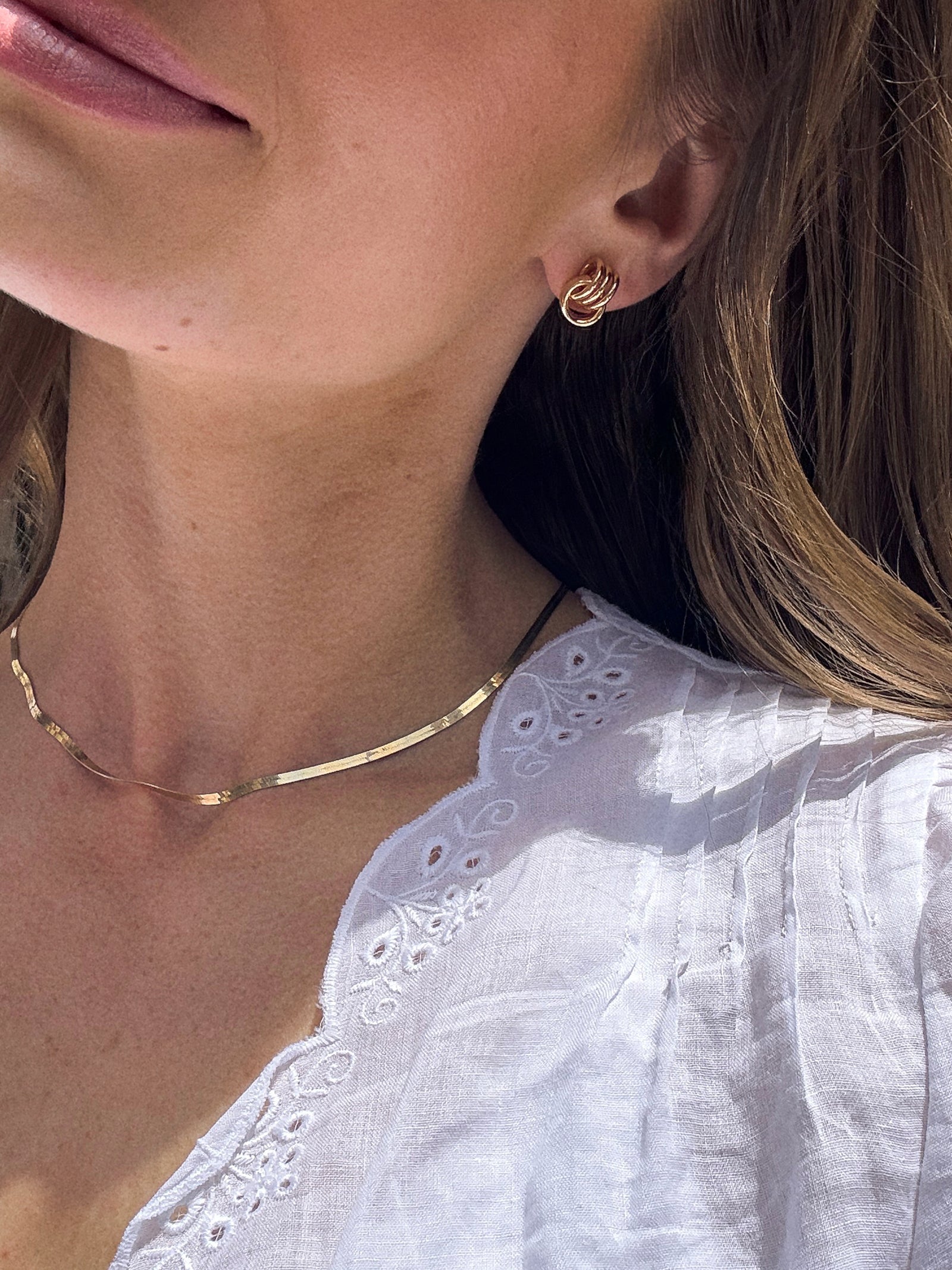 Shiloh Gold Earrings - Small