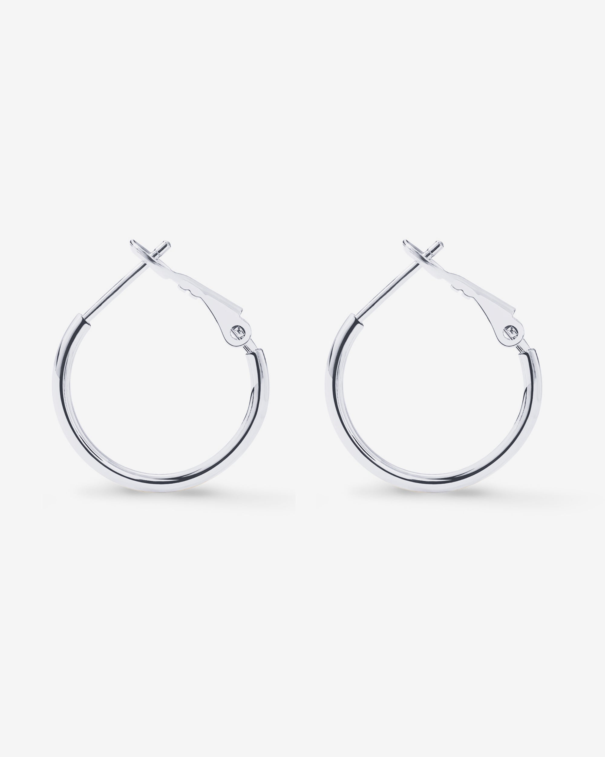 Clasp Back Thin Hoops
