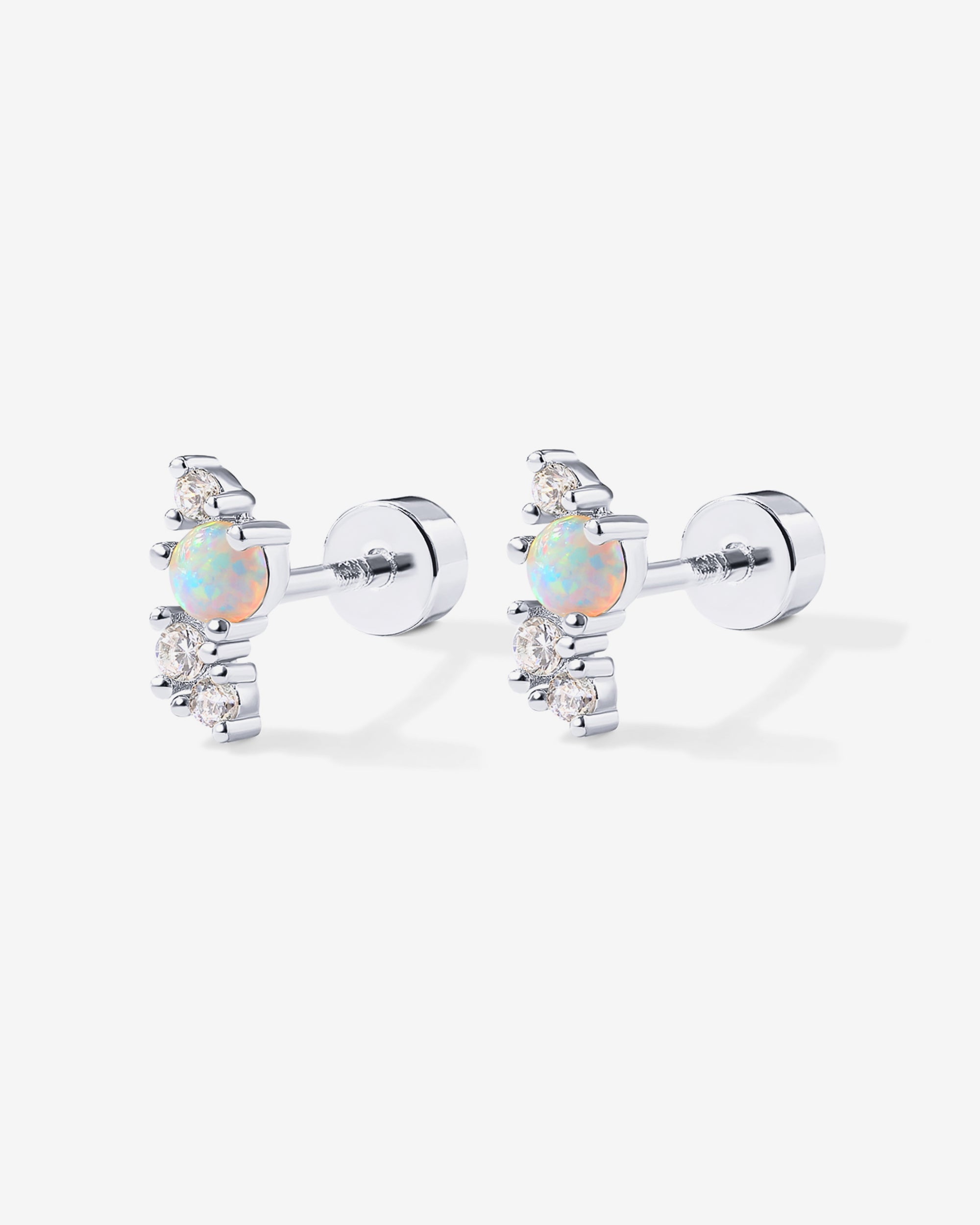 Opal Screw Back Studs