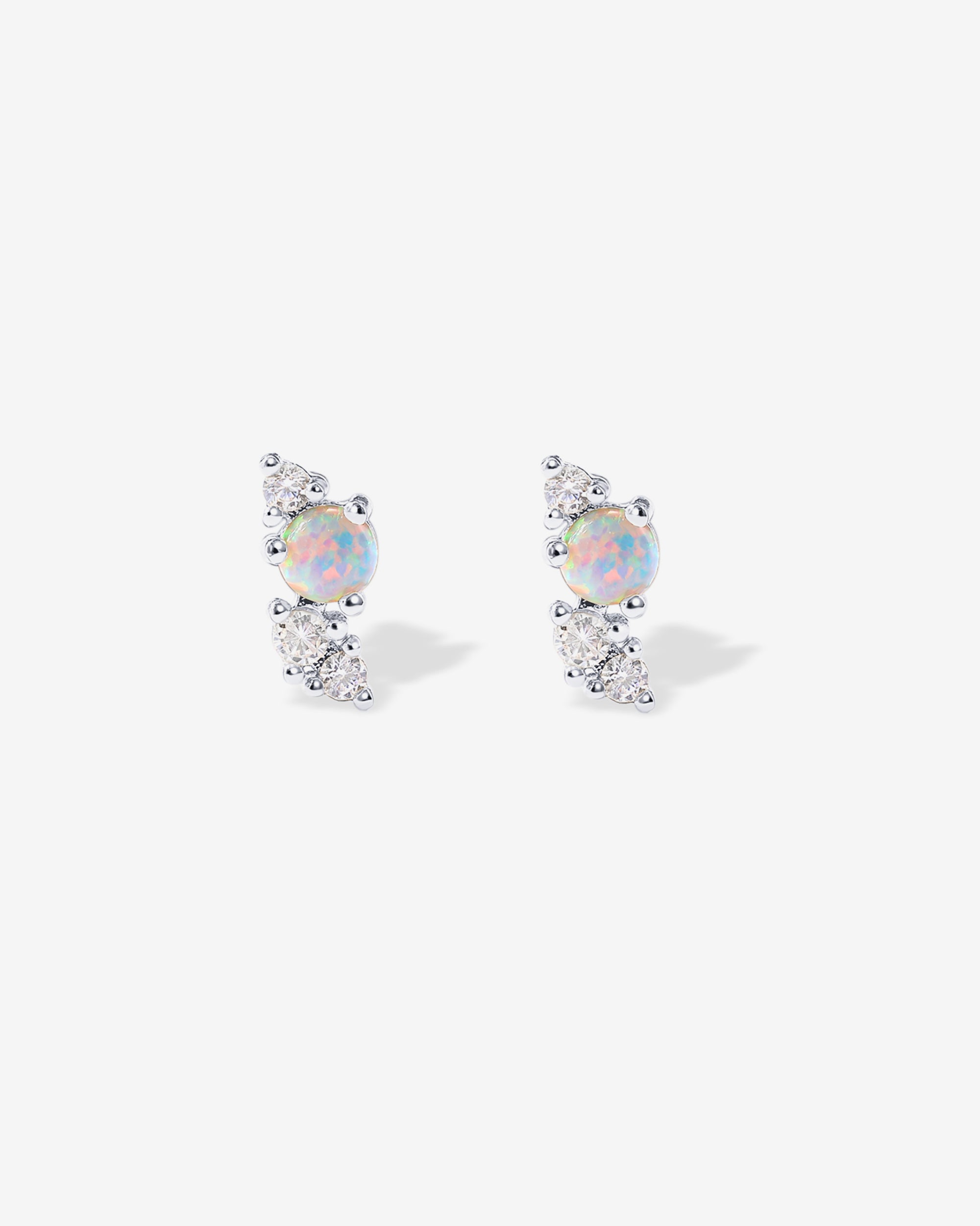 Opal Screw Back Studs
