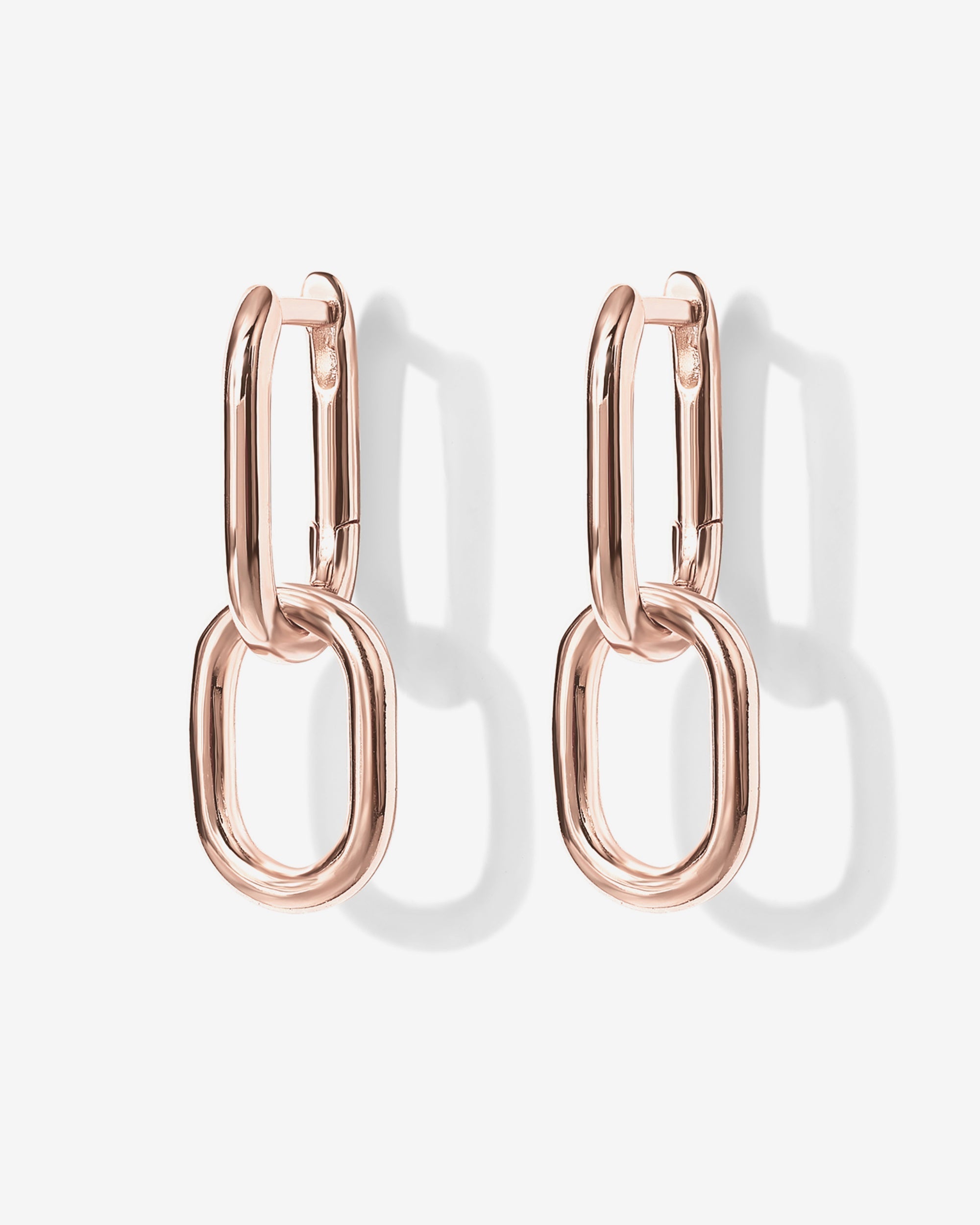 Convertible Paper Clip Link Hoops
