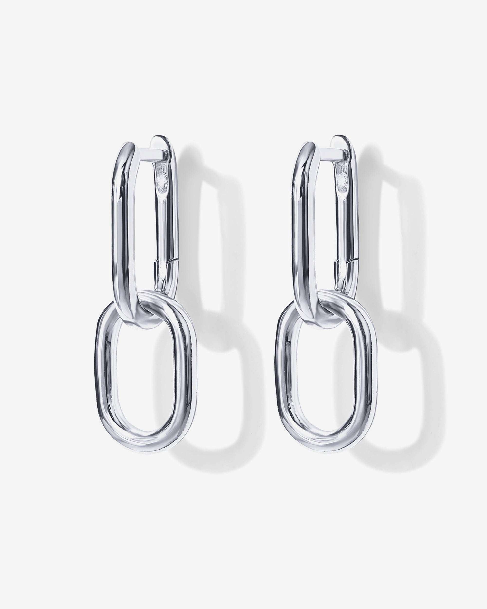 Convertible Paper Clip Link Hoops