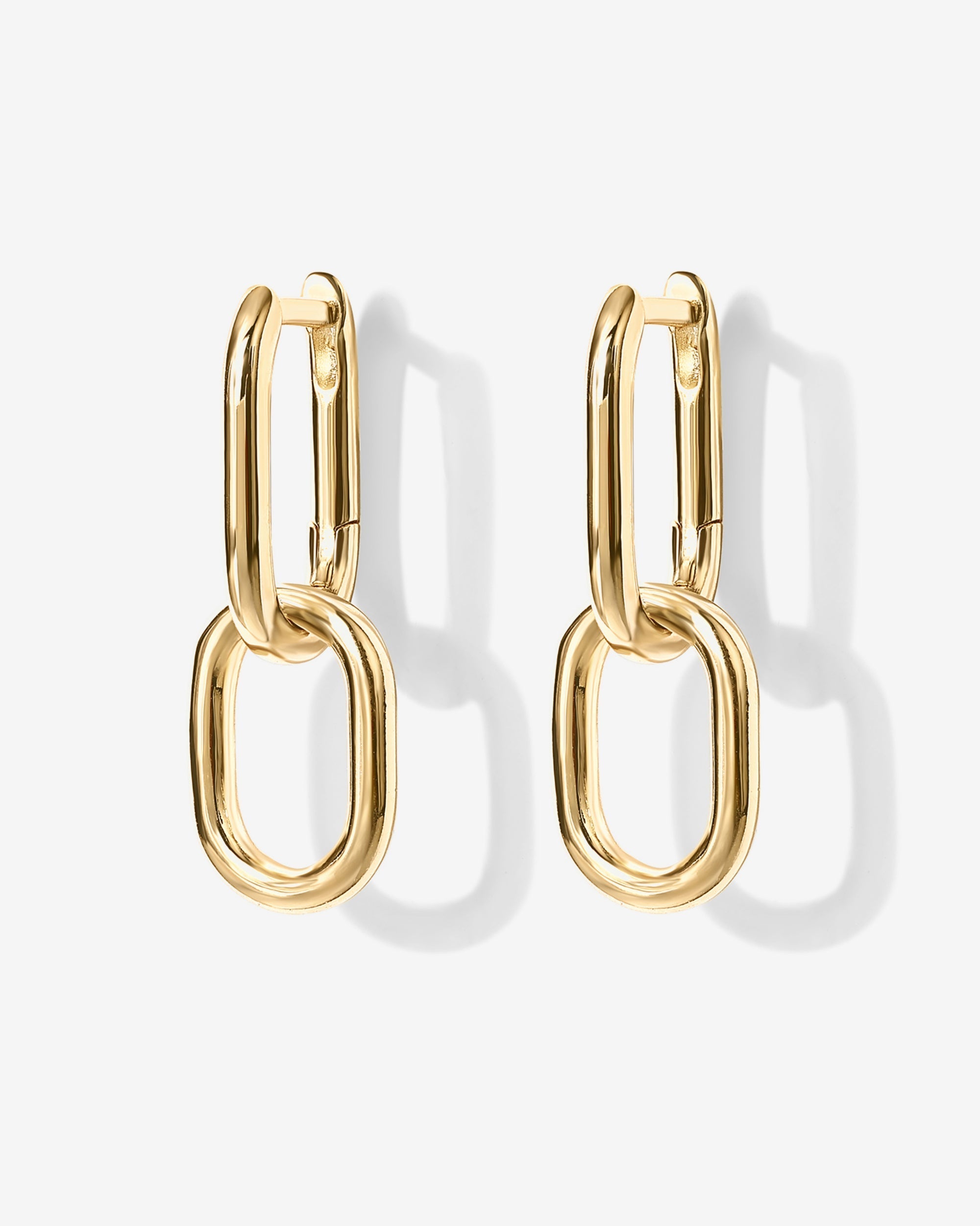 Convertible Paper Clip Link Hoops