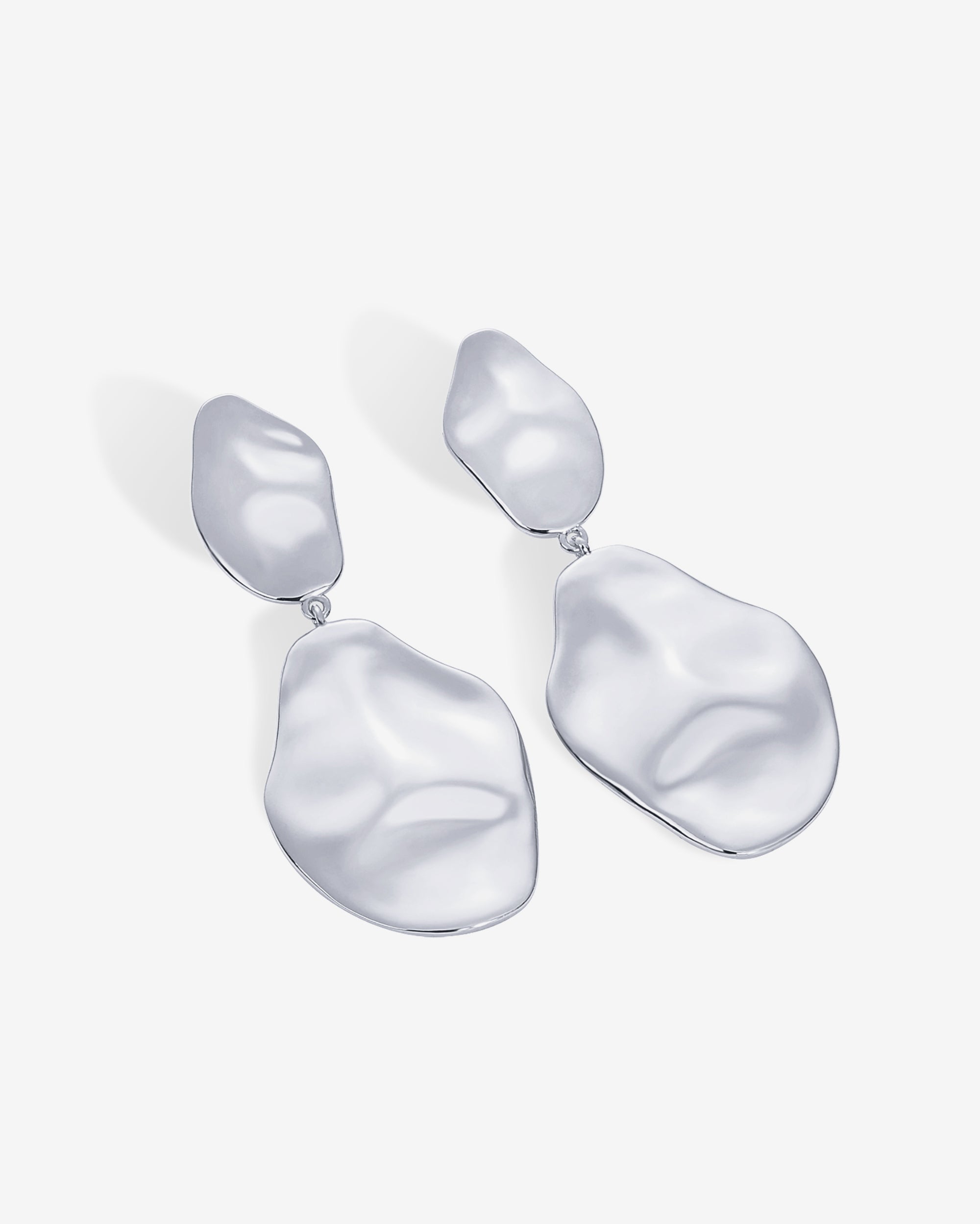 Hammered Teardrop Drop Dangle