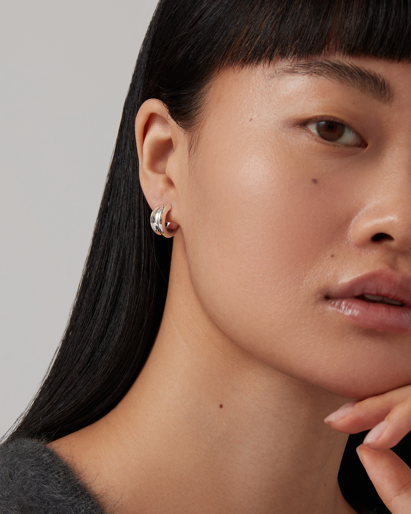 Mini Lennon Hoop Earrings