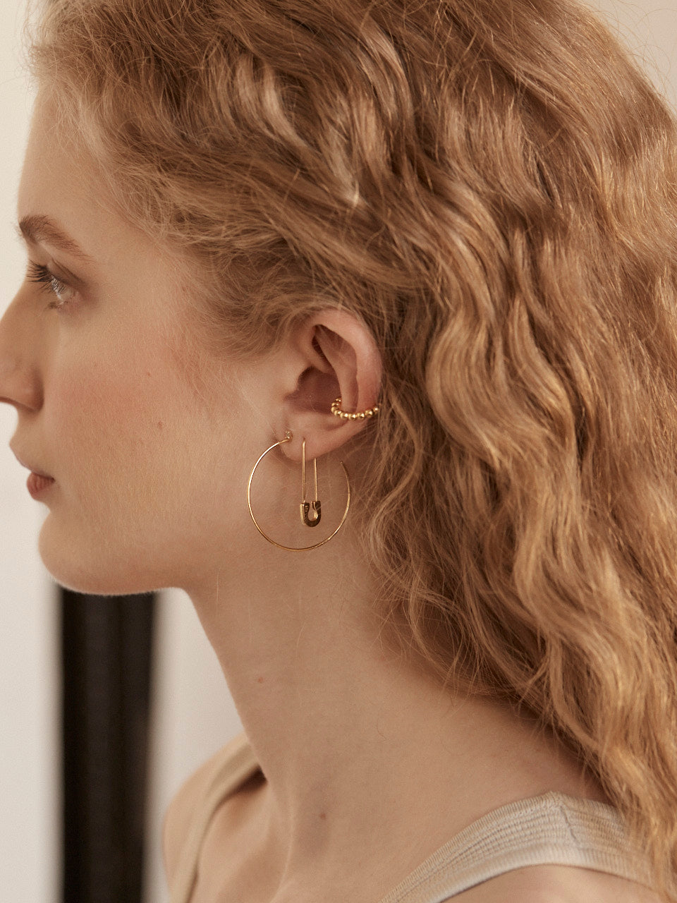 Spillo 18K Gold Earrings - M