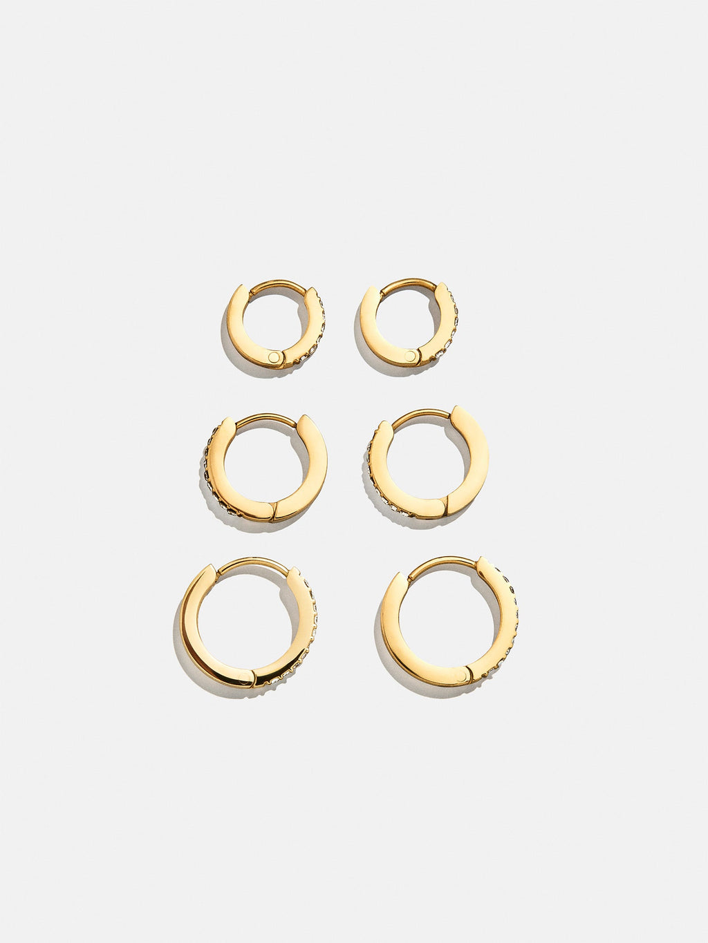 Niata Waterproof Earring Set - Gold/Pavé