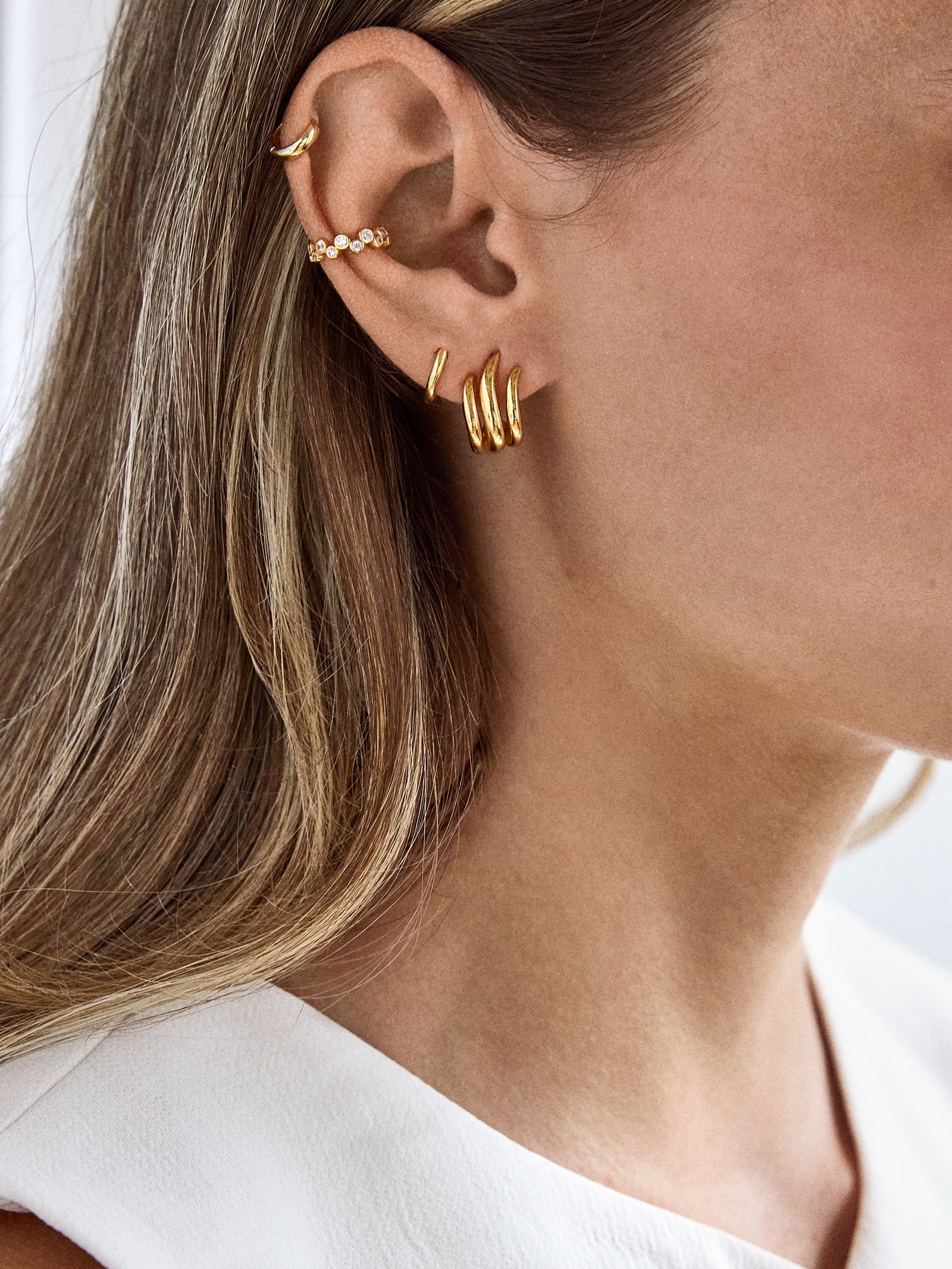 Giselle 18K Gold Earrings - Gold