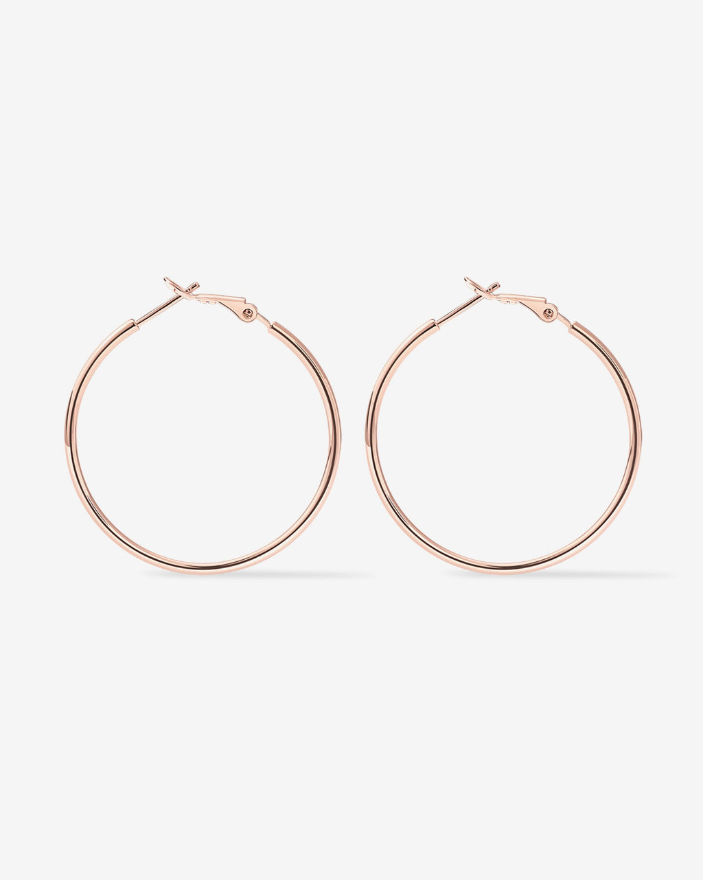 Clasp Back Thin Hoops