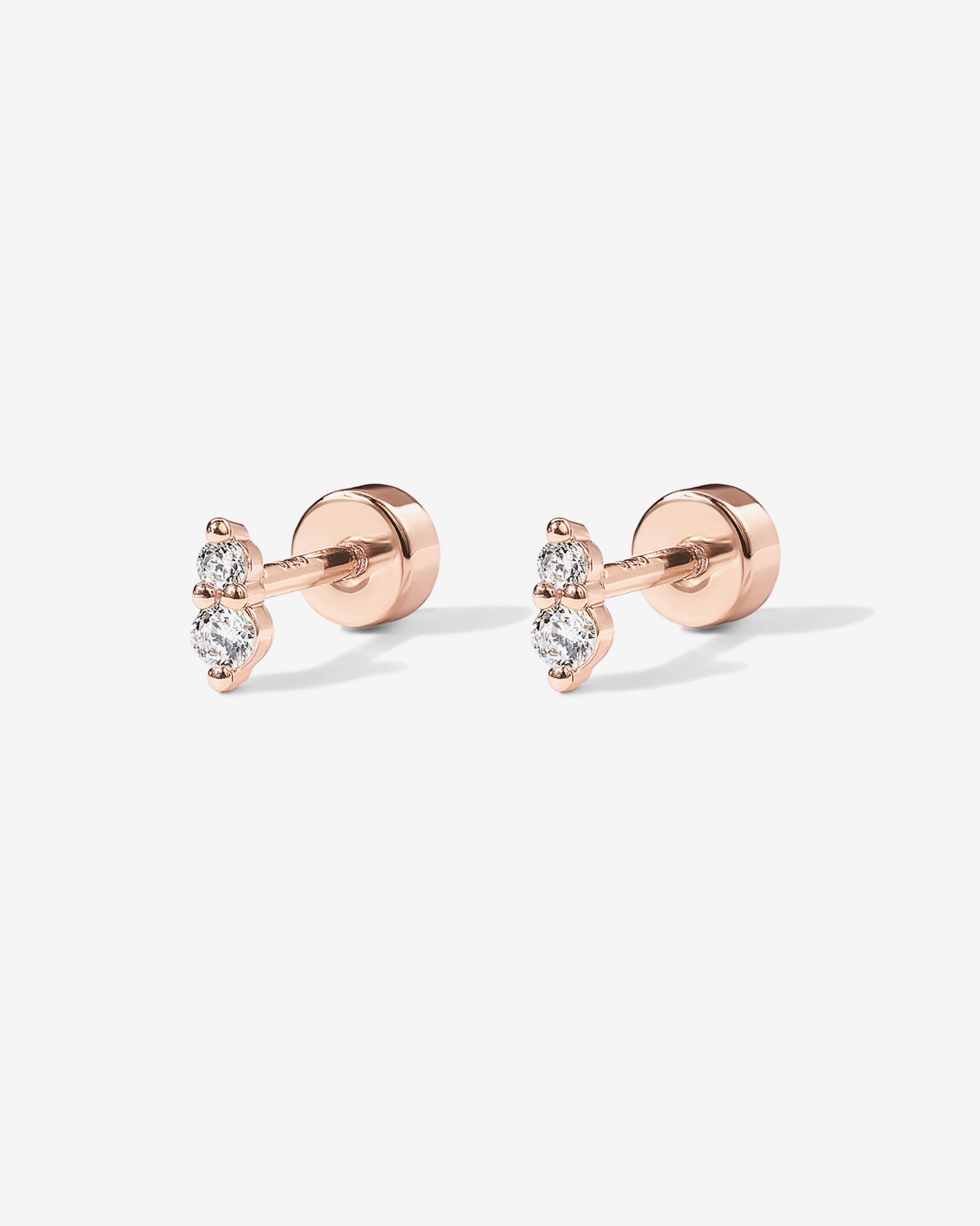 Small Crystal Screw Back Stud