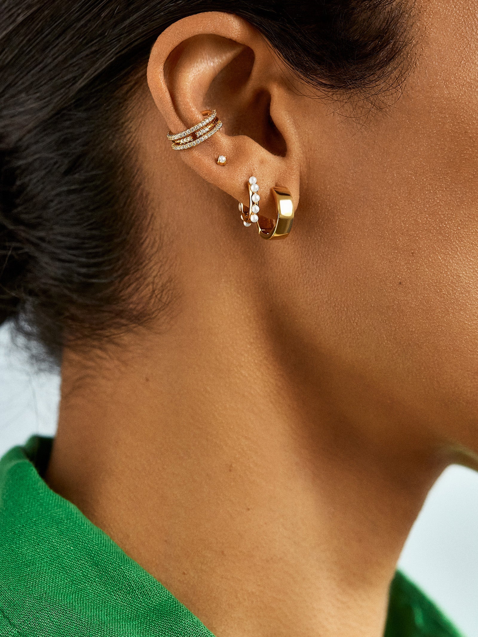 Sienna 18K Gold Earrings - Gold